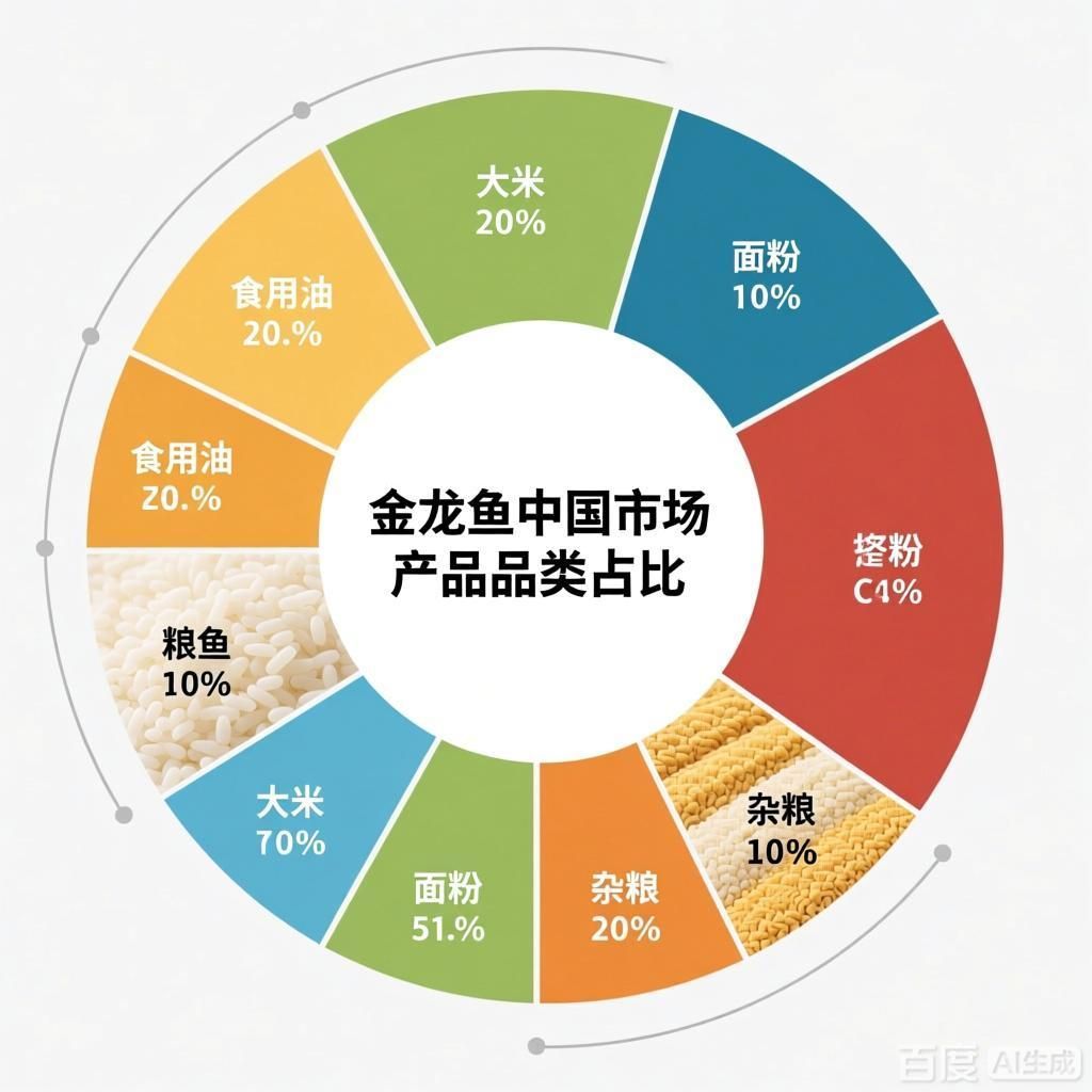 請提供金龍魚在中國市場的詳細數據，金龍魚在中國市場的占有率是多少