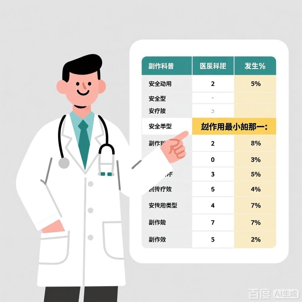哪種治療方法副作用最小，哪種治療方式副作用最小