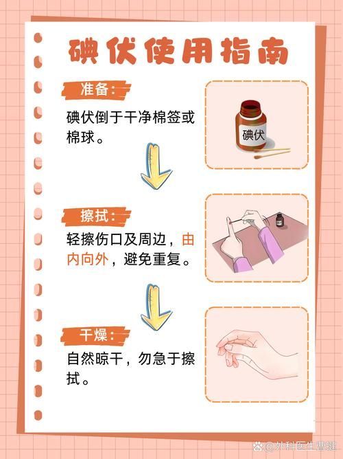 如何正確使用聚維酮碘，中考完成,用聚維酮碘（povidone-iodine）