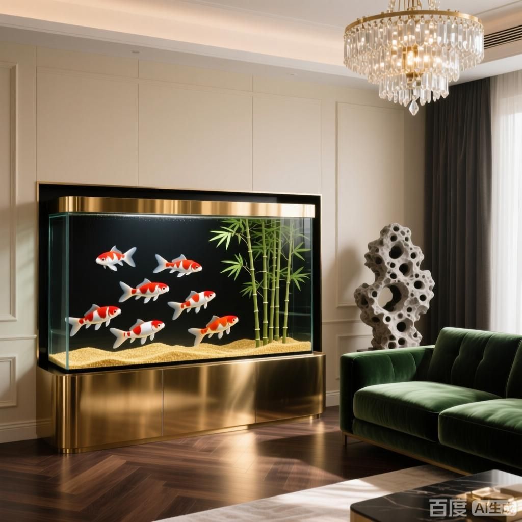 養魚養幾條適合家庭客廳，家庭客廳魚缸造景