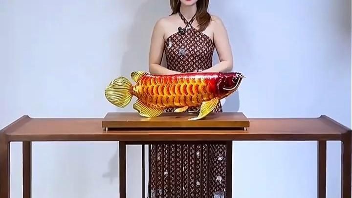 金龍擺件有哪些材質(zhì)選擇，聚善緣金龍擺件 金龍擺件有哪些材質(zhì)選擇，聚善緣金龍擺件 龍魚百科 第5張