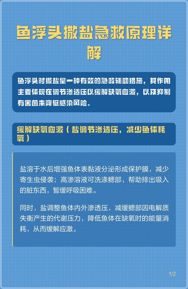 配圖說明魚浮頭急救措施，冬日魚浮頭3招急救+預防材質溫度記憶