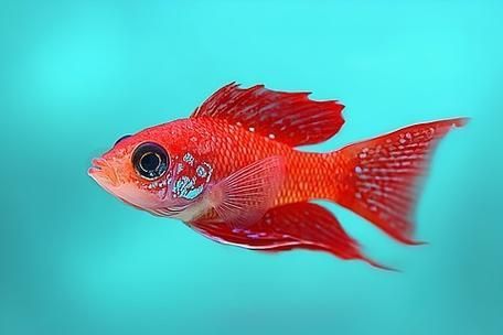 請給出更多關于紅色魚類的圖片，關于紅色魚類的一些圖片
