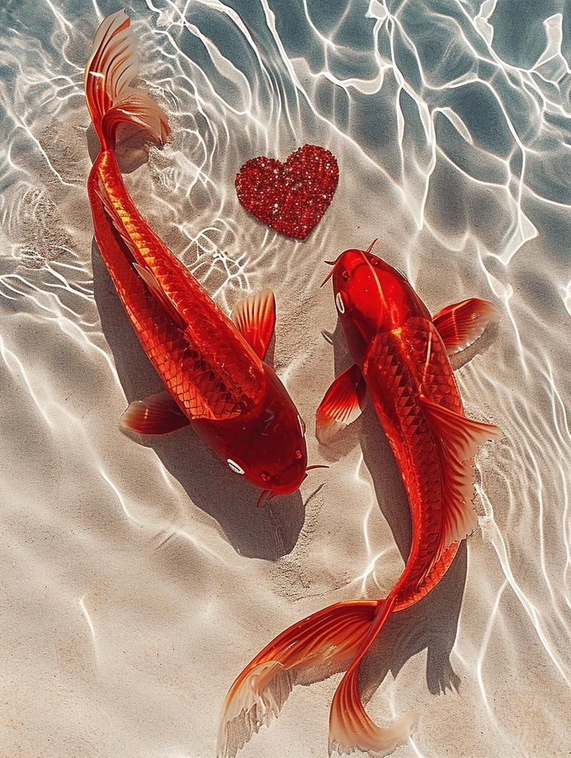 請給出更多關于紅色魚類的圖片，關于紅色魚類的一些圖片