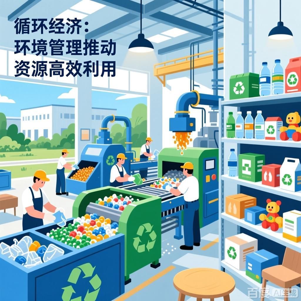 環(huán)境管理如何促進(jìn)可持續(xù)發(fā)展，4張圖均為環(huán)境管理助力可持續(xù)發(fā)展的主題插畫
