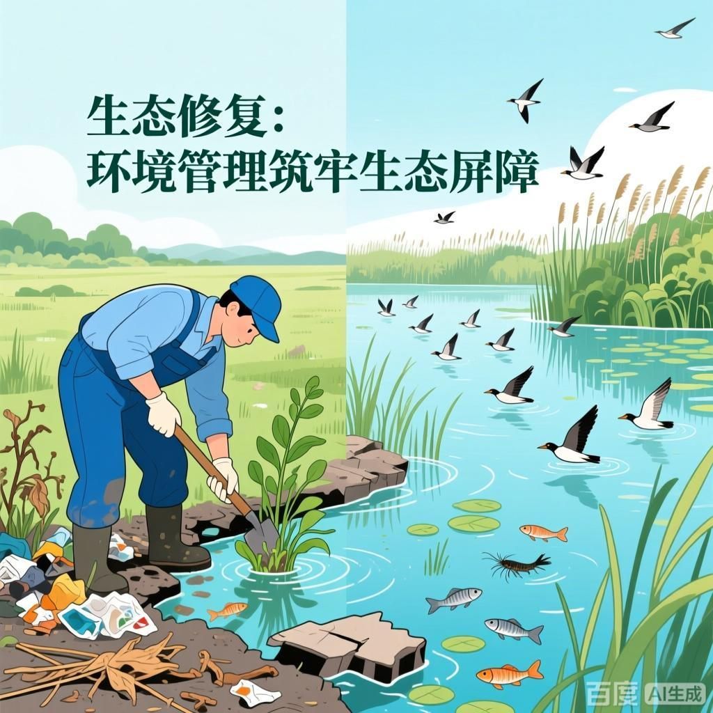 環(huán)境管理如何促進(jìn)可持續(xù)發(fā)展，4張圖均為環(huán)境管理助力可持續(xù)發(fā)展的主題插畫