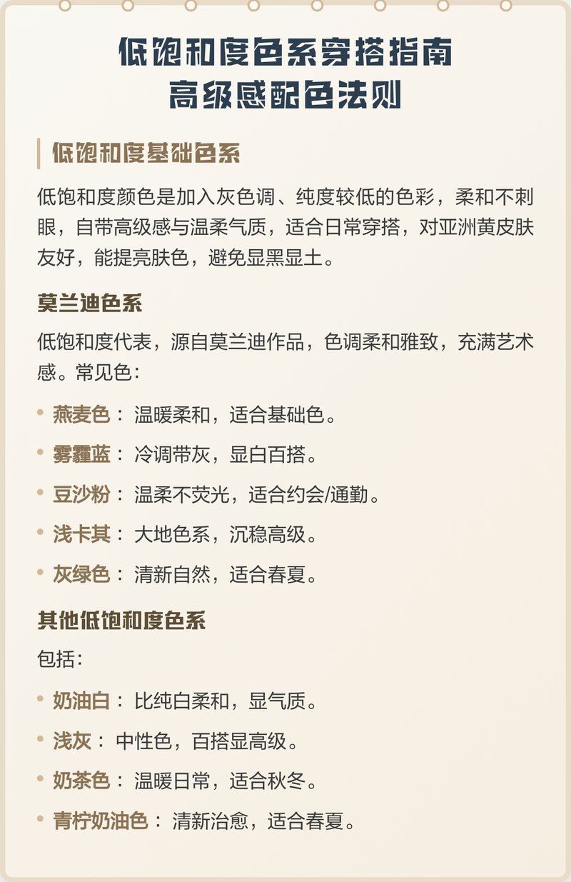有哪些低飽和度色彩趨勢，低飽和度色彩的魅力與運用