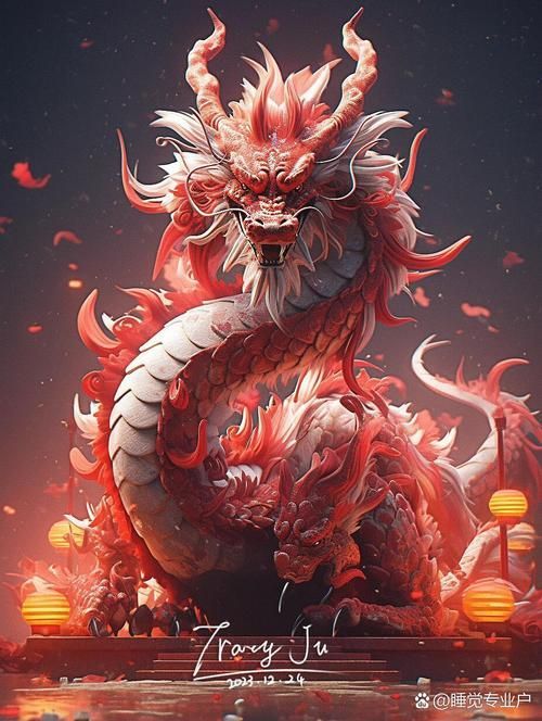 有沒有現成的霸氣紅龍圖片可以參考，如何制作霸氣紅龍圖片