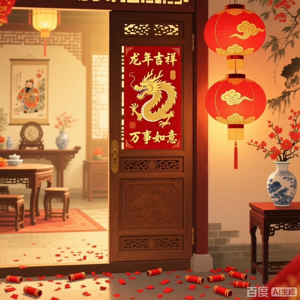 龍年有哪些習(xí)俗，中國(guó)傳統(tǒng)文化中，龍年的傳統(tǒng)習(xí)俗包括慶祝春節(jié)、放鞭炮、掛燈籠等