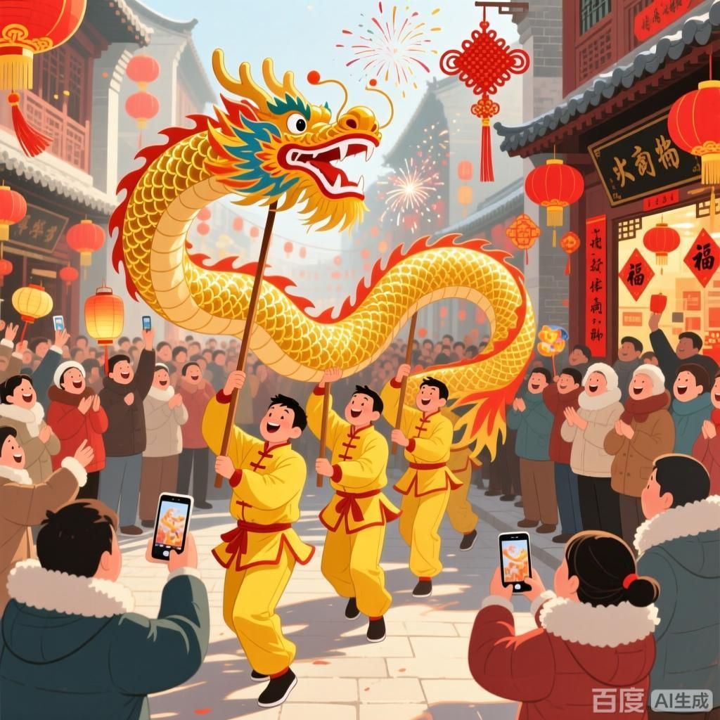 龍年有哪些習(xí)俗，中國(guó)傳統(tǒng)文化中，龍年的傳統(tǒng)習(xí)俗包括慶祝春節(jié)、放鞭炮、掛燈籠等