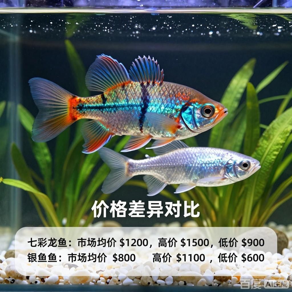 七彩龍魚和銀龍魚的價(jià)格差異大嗎，七彩龍魚和銀龍魚哪個(gè)更有飼養(yǎng)價(jià)值七彩龍魚和銀龍魚的價(jià)格差異大嗎
