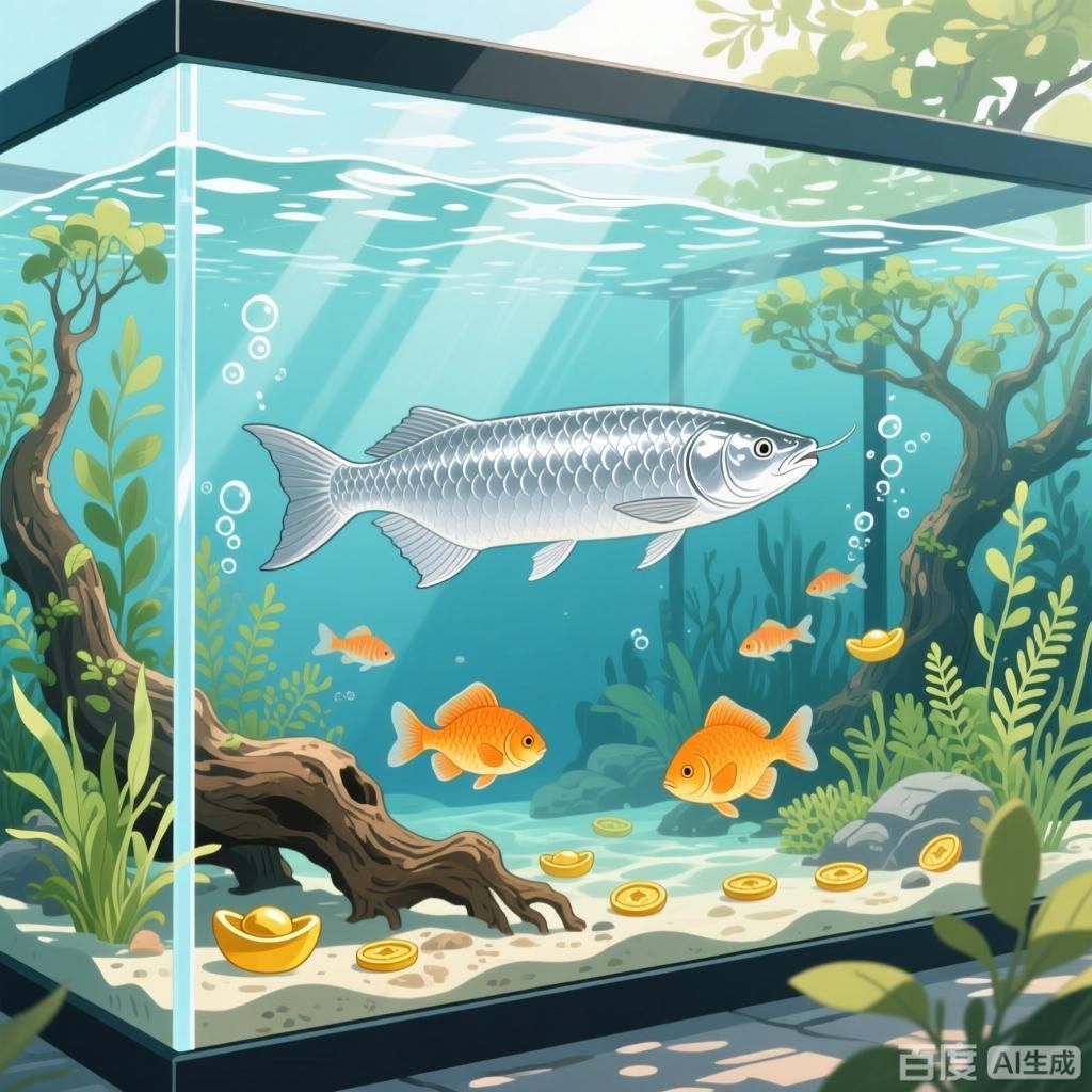 有哪些大型魚類可以作為招財魚的緩沖，如何判斷一些適合與招財魚混養的大型魚類
