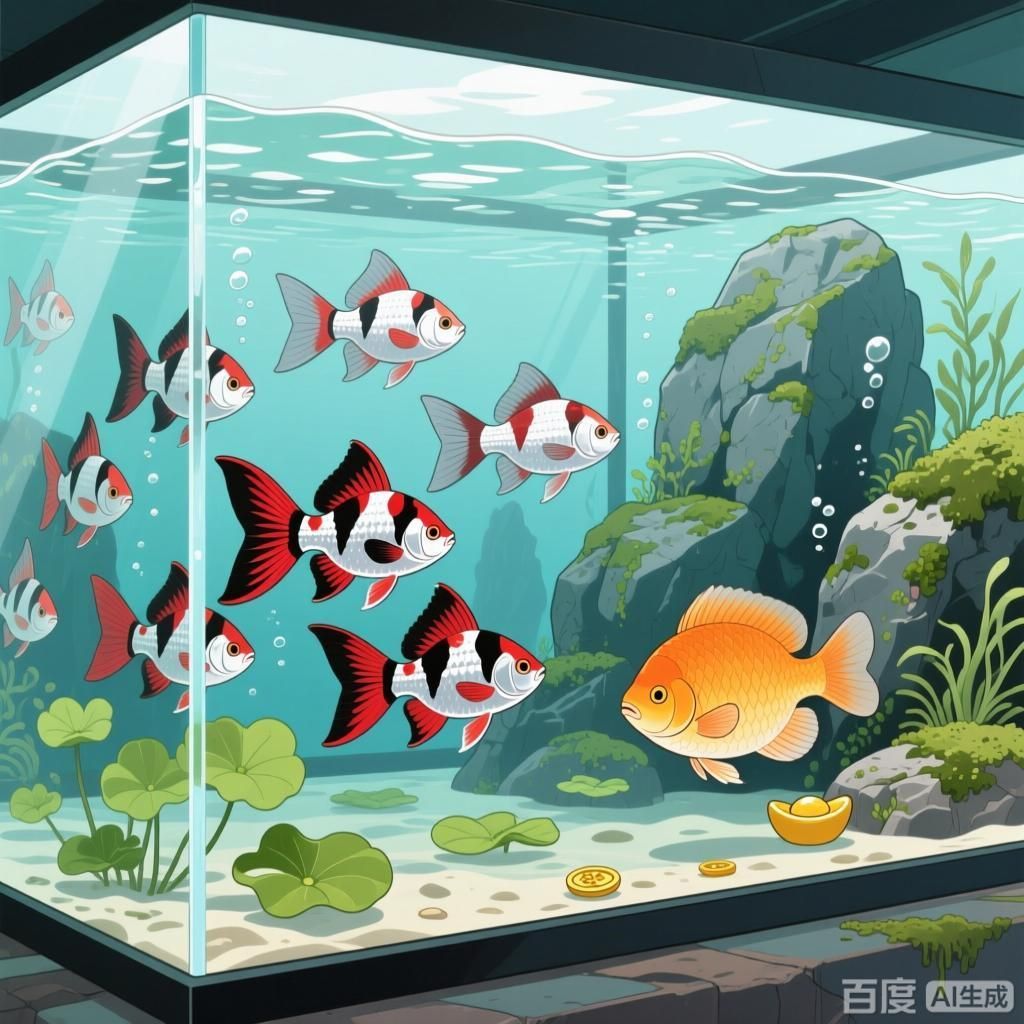 有哪些大型魚類可以作為招財魚的緩沖，如何判斷一些適合與招財魚混養的大型魚類