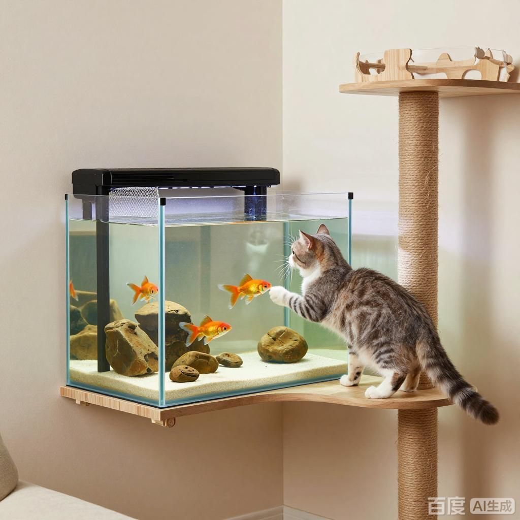 如何設計貓魚共養的布局