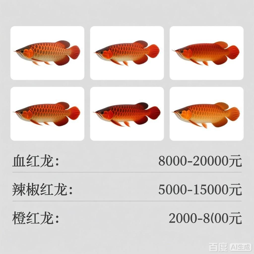 紅龍魚品種的價格范圍，如何區分紅龍魚的品種