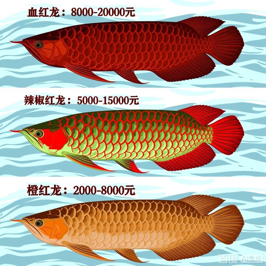 紅龍魚品種的價格范圍，如何區分紅龍魚的品種