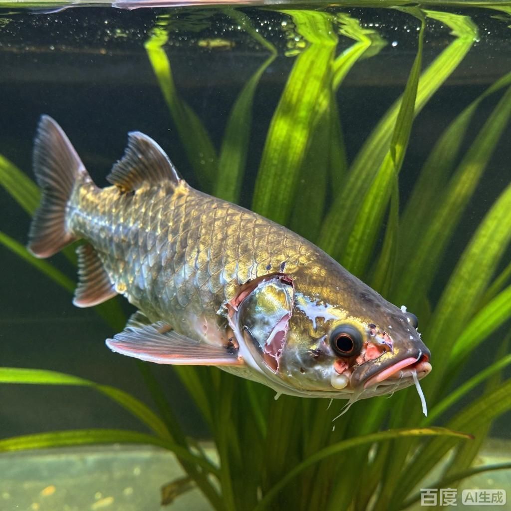 龍魚頭部好像潰爛，龍魚頭部潰爛會自愈嗎