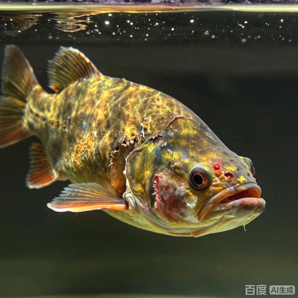 龍魚頭部好像潰爛，龍魚頭部潰爛會自愈嗎