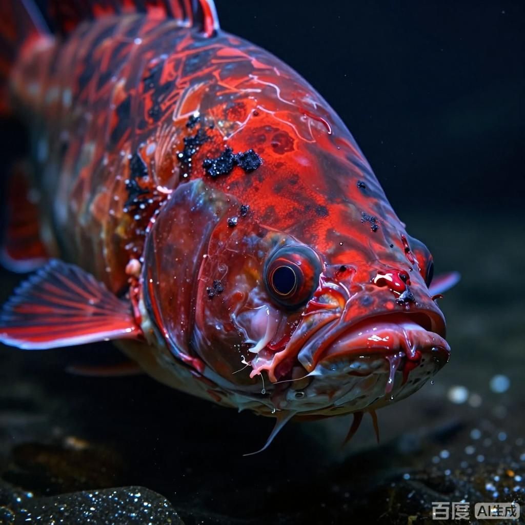 龍魚頭部好像潰爛，龍魚頭部潰爛會自愈嗎