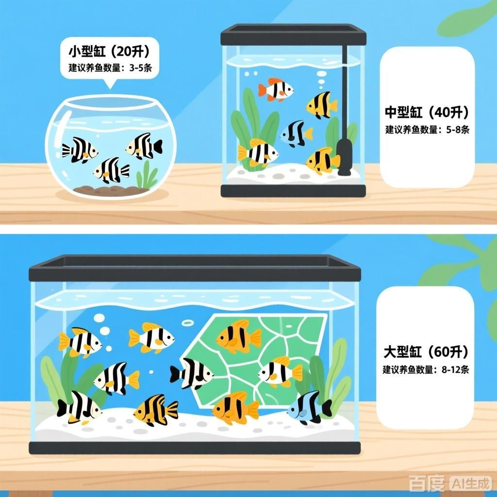 如何根據(jù)魚缸大小決定養(yǎng)魚數(shù)量，魚缸大小與養(yǎng)魚數(shù)量的關(guān)系