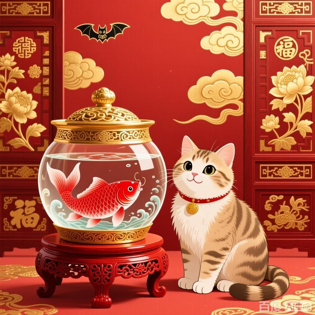 招財貓和龍魚混養的好處，招財貓和龍魚混養有哪些注意事項招財貓和龍魚混養有哪些注意事項