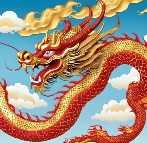 給我一些繪制紅龍微信頭像的素材，如何繪制一個(gè)紅龍微信頭像