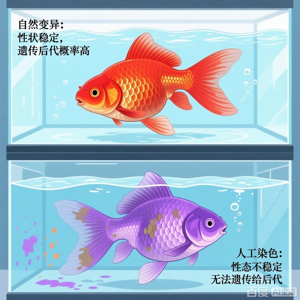 自然變異和人工染色在穩定性上有何差異，自然變異和人工染色在生物學上有何差異