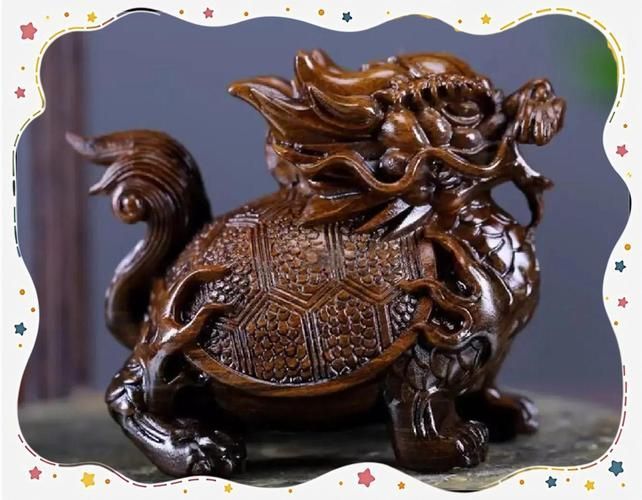 能否提供龍龜的圖片示例，龍龜在風水中的作用