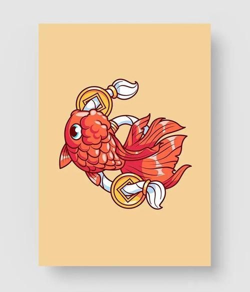 給我一些吉祥物魚的設計案例，吉祥物設計案例欣賞