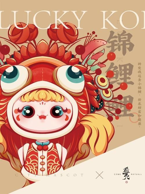 給我一些吉祥物魚的設計案例，吉祥物設計案例欣賞