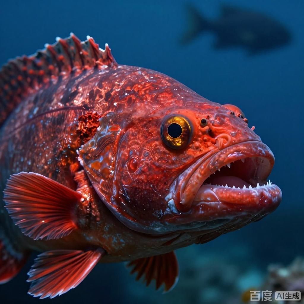 能否提供更多關于深海紅龍魚的信息，如何區分深海紅龍魚