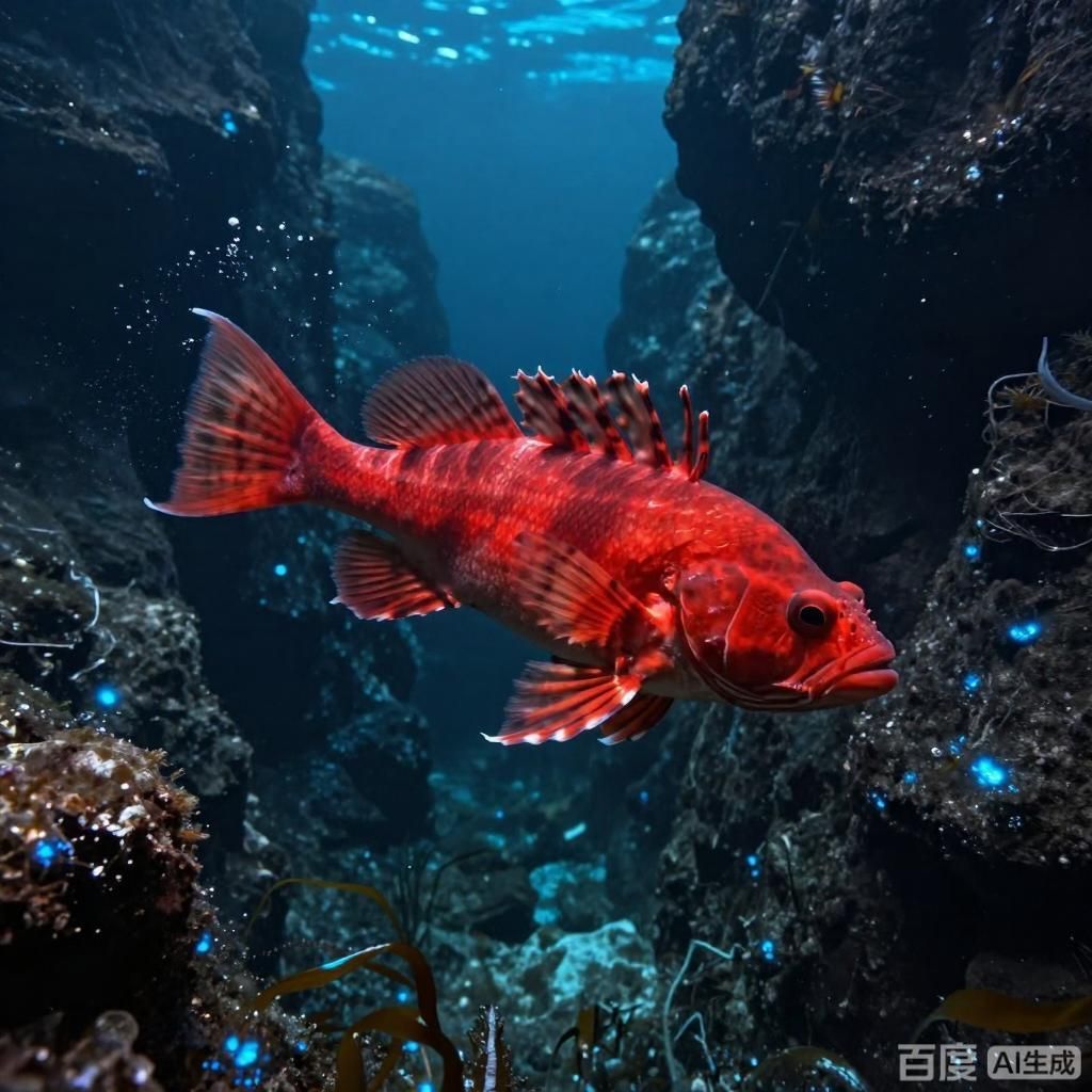 能否提供更多關于深海紅龍魚的信息，如何區分深海紅龍魚