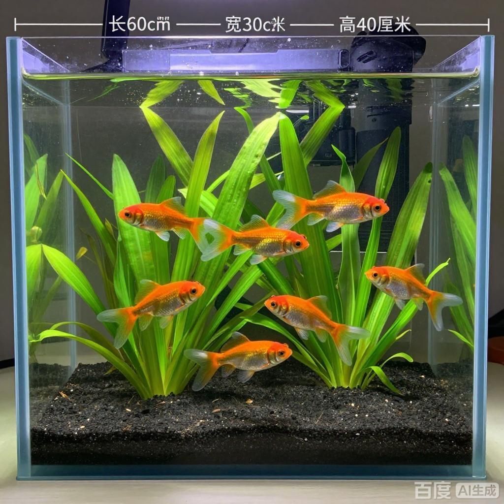 魚缸里養七條魚需要多大的空間，七條魚在60的魚缸里會顯得擁擠嗎？