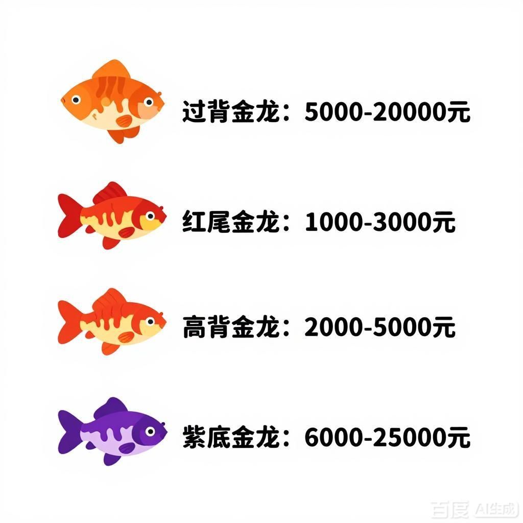 金龍魚各品種的價格范圍，金龍魚價格受哪些因素影響金龍魚價格受哪些因素影響
