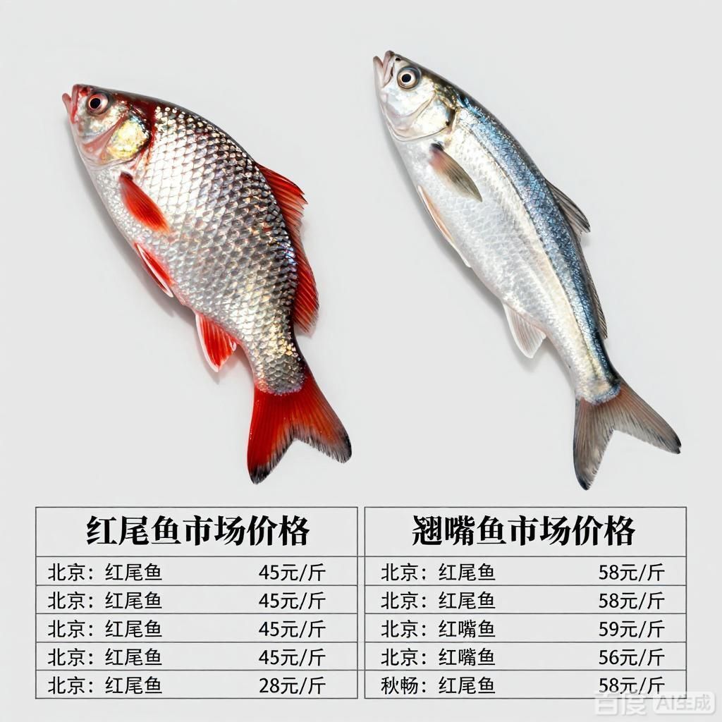 紅尾魚和翹嘴魚的市場價格對比，紅尾魚和翹嘴魚的價格對比，紅尾魚和翹嘴魚哪個更有營養