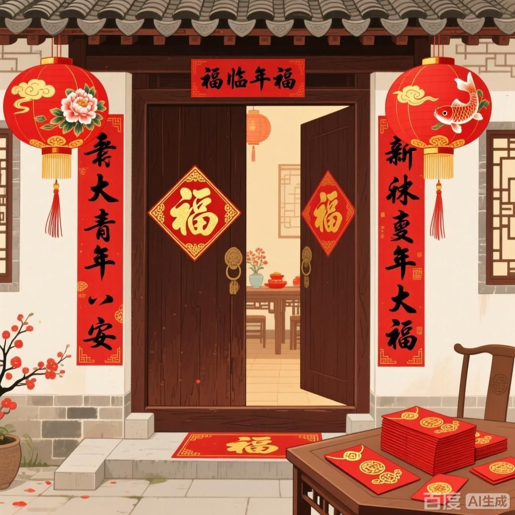 詳細解釋紅色在春節中的用途，春節餐桌上的必備佳肴，紅色在春節中的文化寓意