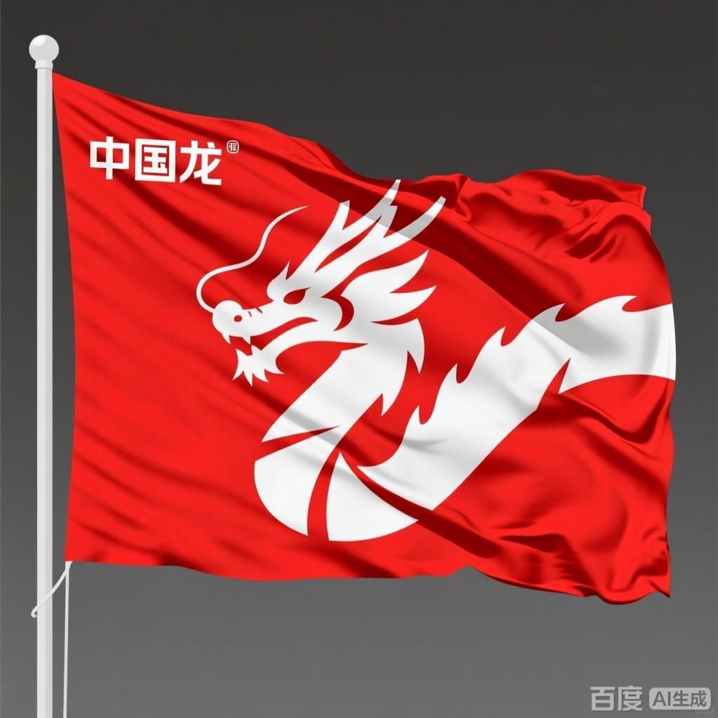 能否提供紅龍旗的設計草圖，紅龍旗的設計草圖