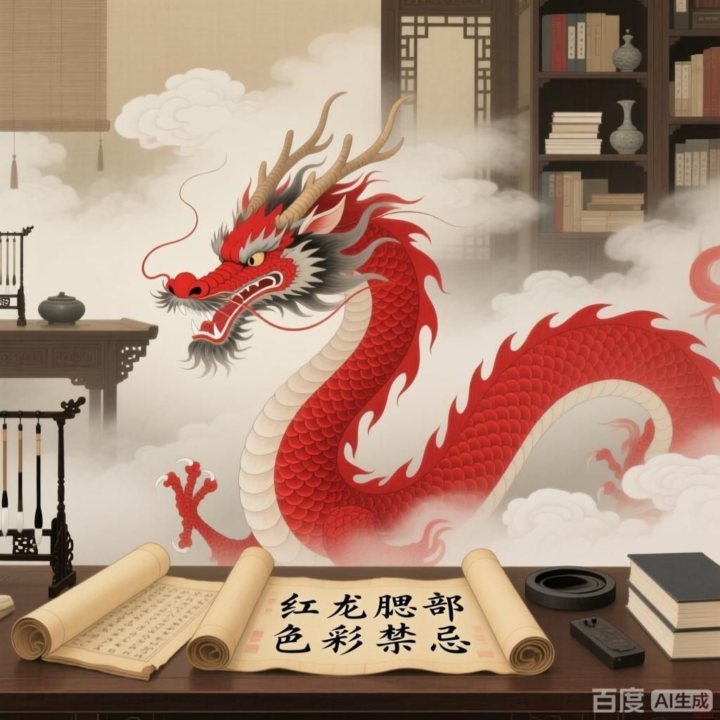 能否詳細解釋紅龍腮部色彩禁忌的起源，紅龍腮部色彩禁忌