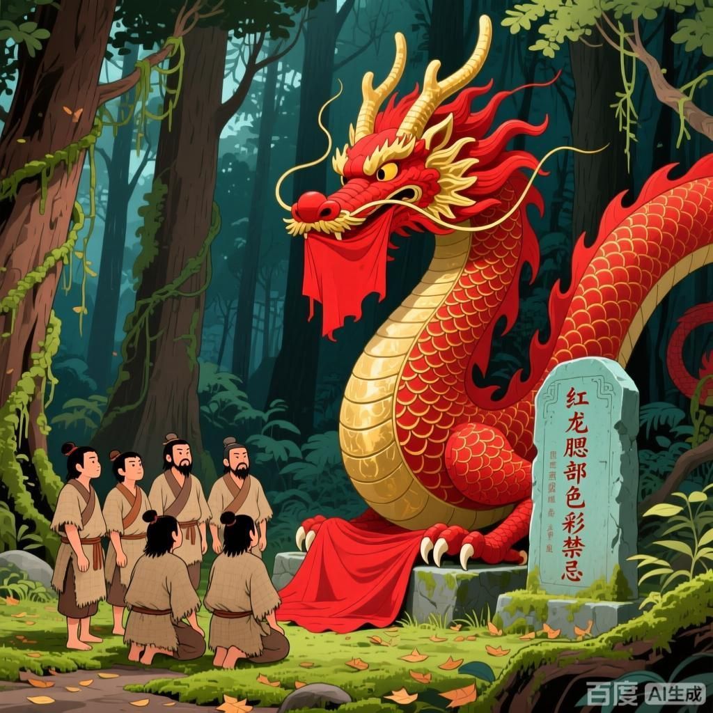 能否詳細解釋紅龍腮部色彩禁忌的起源，紅龍腮部色彩禁忌