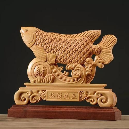 有沒有龍頭魚擺件的圖片示例，龍頭魚擺件有哪些材質選擇