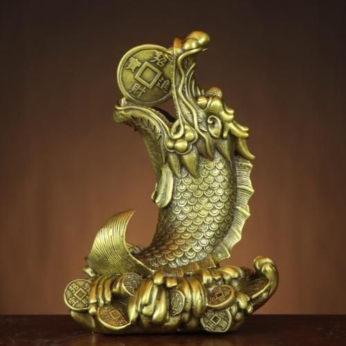 有沒有龍頭魚擺件的圖片示例，龍頭魚擺件有哪些材質選擇