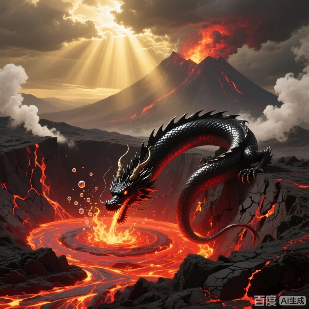 能否提供更多關(guān)于黑龍的傳說，關(guān)于黑龍的傳說故事，能否提供更多不同風(fēng)格的黑龍配圖