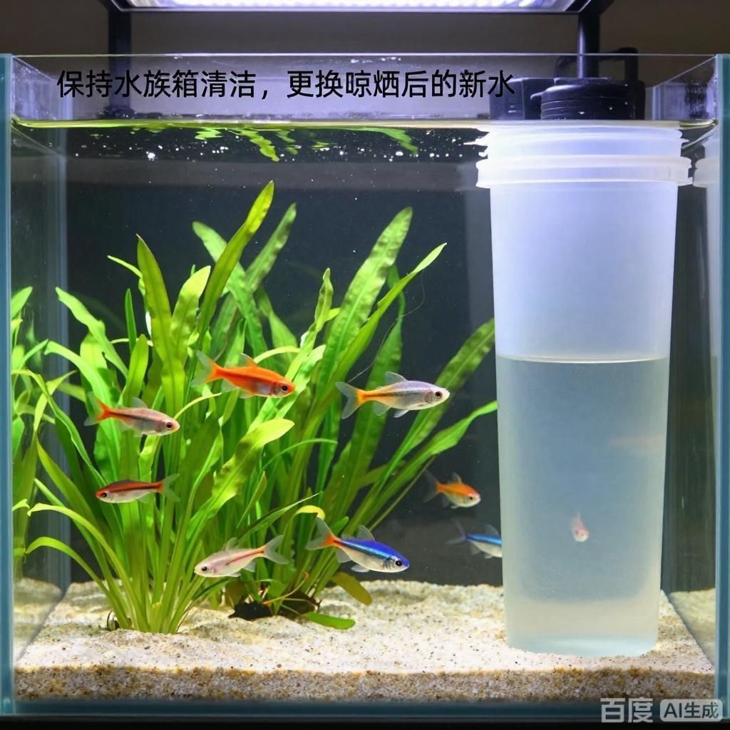 能否提供更多預(yù)防魚類細(xì)菌感染的方法，4張插畫圍繞魚類細(xì)菌感染預(yù)防展開