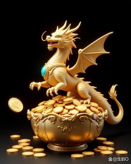 推薦一些簡約風格的聚財金龍圖片，簡約風格的聚財金龍圖片合集，