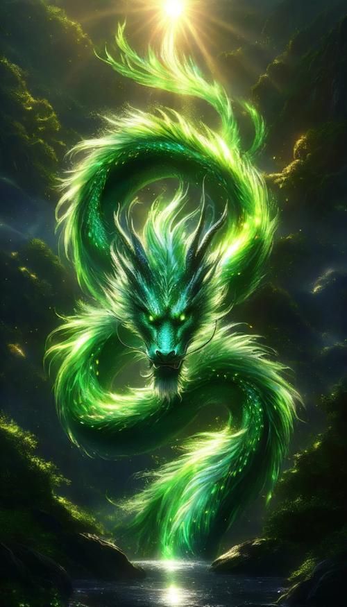 給我一張青龍符的圖片