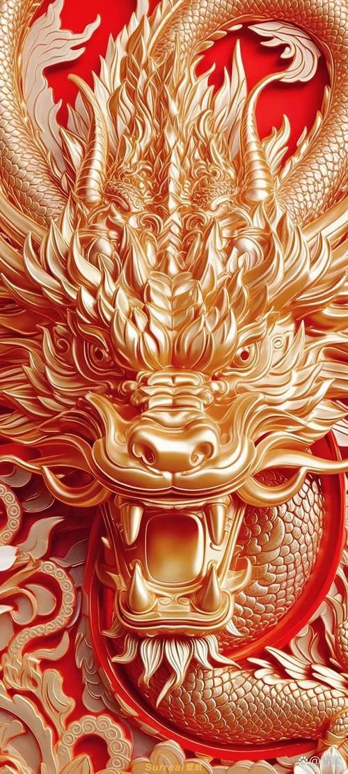 招財(cái)龍圖片有哪些風(fēng)格，中國(guó)傳統(tǒng)風(fēng)格招財(cái)龍圖片