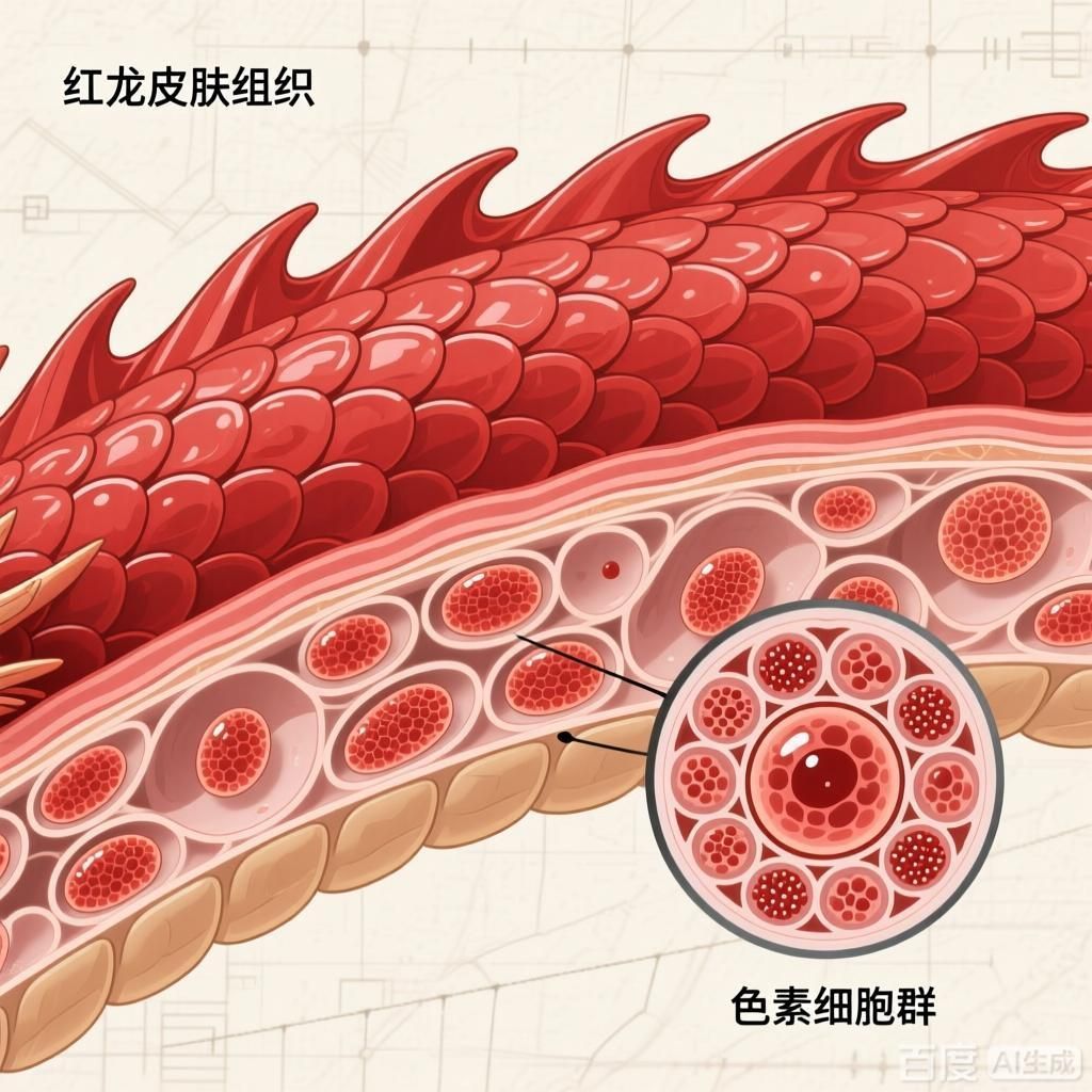 詳解紅龍色素細胞的結構與功能，紅龍色素細胞的功能