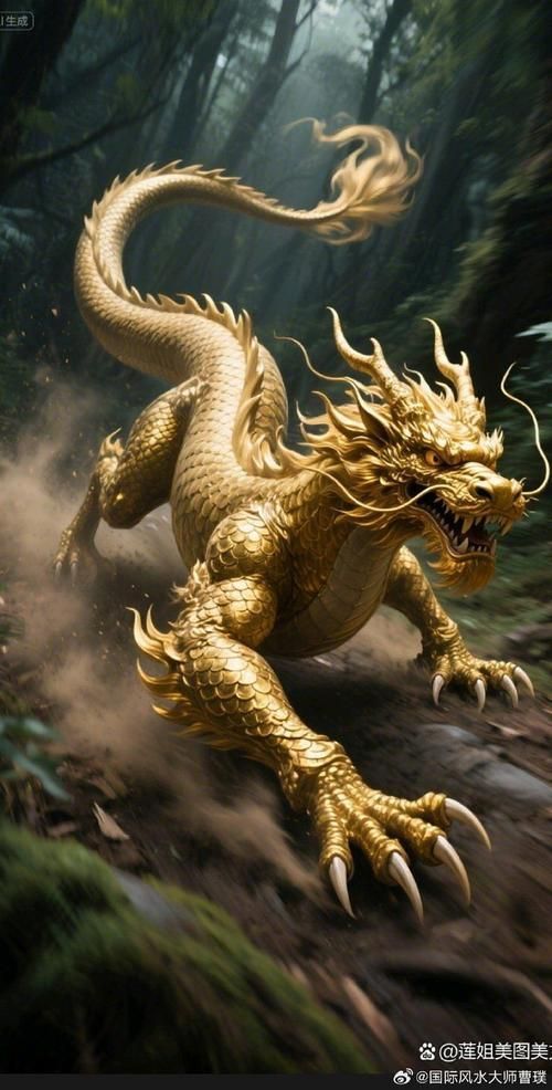 給我一些風水生龍的圖片，風水中的生龍，有沒有風水生龍的圖片示例