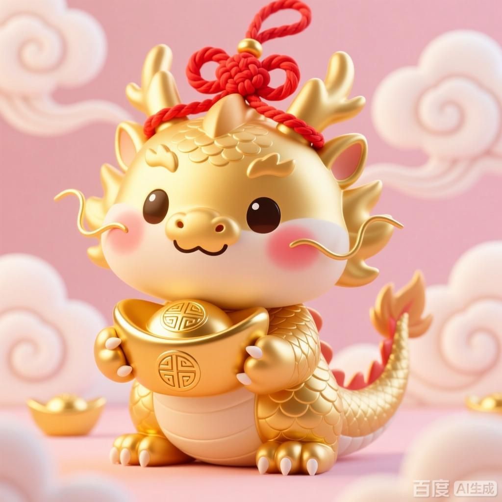如何結合吉祥元素制作招財金龍頭像，4款融入吉祥元素的招財金龍頭像