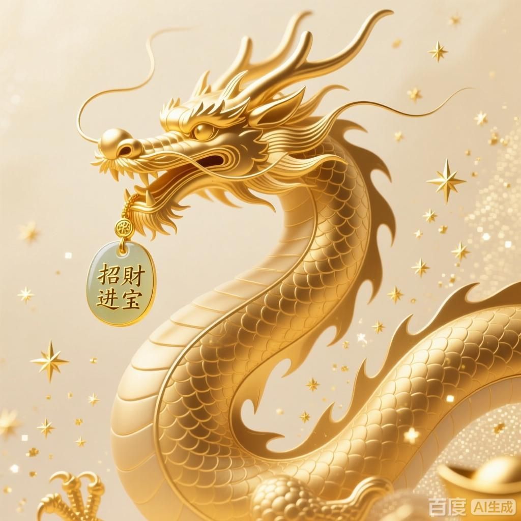 如何結合吉祥元素制作招財金龍頭像，4款融入吉祥元素的招財金龍頭像